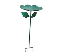 KESOTO Metal Bird Bath Bird Feeder 33 Inches Easy to Clean The Statue of The 3 -pointed Bowl Statue for The