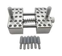 KESOTO Mini Bench Vise, Practical Aluminum Alloy Mini Bench Vise, Adjustable Jaw, Flat Table Vise for Model Making, Car Repair