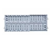 KESOTO Modular Replacement Cat Shelf | Ventilated Slotted Surface, Mounted Replacement Perch, Indoor, Pet Supply, for Wire Enclosure, Cats, Blue