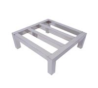 KESOTO Multifunctional Support Shelf Square Dunnage Rack for Food Plant Stand Storage Shelf, Warehouse Support, Storage Unit for Hallway, Bathroom, Living Room, Balcony, Kitchen, 30cm