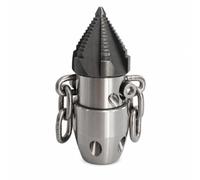 KESOTO Rotating Drain Cleaner Sewer Nozzle High Pressure Drain Nozzle Pipe Cleaner Jetting Head with Rotating Top and Side, M22, Internal Thread M22, 40L/Min Quenching Head