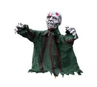 KESOTO Scary Ground-Stake | Red Glowing Eyes, Skeletal Figure, Outdoor, Prop, for Frightful Dwelling