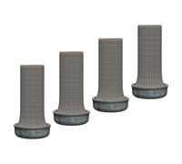 KESOTO Set of 4 Chair Leg Protectors, Ideal for Wood Or Tile Floors. They Protect Against Scratches and Noise. They Also Serve As.., Gray