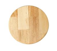 KESOTO Solid Pizza Serving Board Wooden Platter for Slicing Arranging Presenting Fresh Baked Pizza and Welcoming Meal Display, 12 Inch, Flat