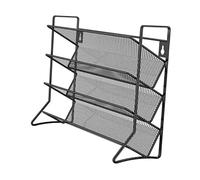 KESOTO Spice Rack Organizer Storage Shelf 4 Tier Countertop Holder Wall Mount Shelf Seasoning Organizer for Kitchen, black