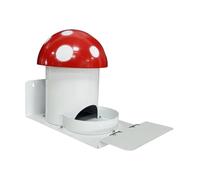 KESOTO Squirrel Feeder Squirrel House Mushroom Shaped Ornament Outdoor Garden Portable Feeding Station Versatile for Backyard Yard