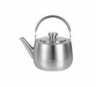 KESOTO Stainless Flat Thickened Base Versatile Pouring Heavy Duty Stovetop Use Suitable for Home Chefs Large Gatherings Catering Services, Silver
