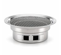 KESOTO Stainless Grill Pot Cooker Roaster Featuring Round Body For Even Heating Powered For Smoky Flavor Simple Assembly Suitable for outdoor gatherings, 34CM