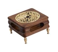 KESOTO Tea Warmer with Candle Holder for Teapot And Coffee Cup, Brown