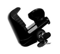 KESOTO Trailer Coupler Security Lock with Round Keyed Barrel and Curved Clamp Closure Heavy Duty with Painted Coating for Trailers RVs Boats Suitable for, Black