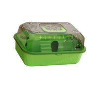 KESOTO Transportation Cage for Hamster, Transparent Travel for Hamster, Breathable Transport Cage for Pets, Jerb, Guinea Pigs, Guinea Pigs, Green