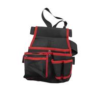 KESOTO Waist Tool Bag Pack Storage Utility Belt Pouch Organizer for Carpenter Electricians, Red