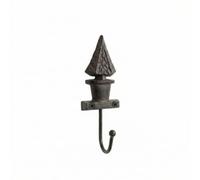 KESOTO Wall Mount Hook Decorative Cast Iron Hook Rustic Wall Hook Single Key Hook with Bonsai and Rounded Tip Suitable for mudroom Foyer Kitchen Workshop, 6868 Bonsai Hook
