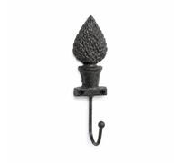 KESOTO Wall Mount Hook Decorative Cast Iron Hook Rustic Wall Hook Single Key Hook with Bonsai and Rounded Tip Suitable for mudroom Foyer Kitchen Workshop, 6866 Bonsai Hook