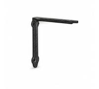 KESOTO Wall Shelf Bracket Cast Iron Bracket Support Shelf Holder Heavy Duty Support with Ornate Roman Column Motif and Rustic Weathered Texture Suitable for , S Simple