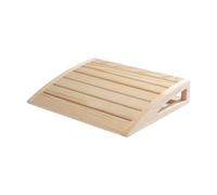 KESOTO Wood Sauna Headrest Neck Support Pillow Bathroom Comfortable to Use Sauna Accessories Backrest for Spa Gym Chinese Style Steam Rooms Handmade Wood Hollow Pillow for Household Relax Rest Body