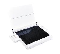 KESOTO Workbench for Model Making Model Work Table Tool Organizer Model Pieces Shelves for Model Building Box, White