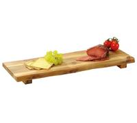 KESPER 28470 Serving Board with Feet Made of Acacia Wood 53 x 19 x 4 cm
