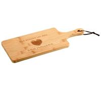 Kesper 58393 Serving Board with Heart, Bamboo FSC, Brown