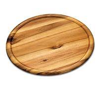 Kesper Acacia Pizza Plate, Brown