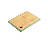 KESPER Bamboo Chopping Board, Dimensions: 27 x 19 x 1.5 cm, Colour: Brown, Green, 58271