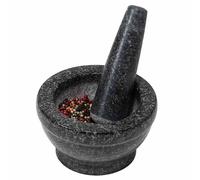 Kesper Granite Mortar with Pestle Ø 16cm Spice Grinder Crusher Medicine Mortar