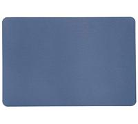 Kesper Placemat Table Set Leather Look Blue 44 x 29 cm Plastic