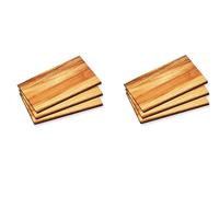 Kesper Set of 6 Breakfast Boards, Acacia Wood