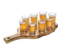 Kesper Shot Glass Holder With 8 Glasses