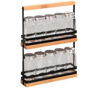 Kesper Spice Rack 58036 with 10 Empty Spice Jars / Spice Rack / Spice Gallery