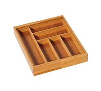 Kesper Variable Cutlery Basket, Bamboo, Brown