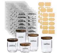 KESTAR 294 PCS Kitchen Jars Labels, Food Pantry Labels Stickers for Kitchen Organization Storage Food Jar Container Label