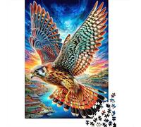 Kestrel 1000 Piece Jigsaw Puzzle with Whimsical Design - A Charming Challenge for Adults And Kids Age 14 Years Up52x38cm/1000pcs