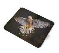 Kestrel Bird of Prey Nature Wildlife Flexible Rectangle 5mm Rubber Mouse Mat Pad Office Home Novelty Printed Desk Accessory #51280