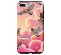 Kestrel Bird Watcher Gift Pink Clouds Dreamy Sky Case for iPhone 7 Plus/8 Plus