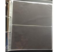 Kestrel First Day Cover Album Double Pages with Black Inserts (Pack of 500)