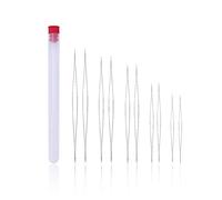 kesurpae 10 Pieces Beading Needles DIY Craft Foldable Hand Tool Jewellery Necklaces Sewing Crafting for Professional Beginner