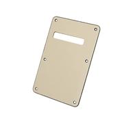 kesurpae 2 Pieces Modern Style Professional Practical Guitar Backplate Tremolo Back Cover Cavity Cover Stable Scratchplate, Yellow