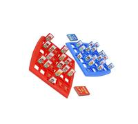 kesurpae 2 Players Fun Interactive Detective Game Guessing Game Board With Educational Character Cards Family Time Logical Reasoning Abilities Early Learning Gifts, Blue, 11.3x12.5x2.5cm