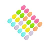 kesurpae 24pcs PP Small Easter Egg 57 X36 Easter Egg And Classroom Rewards Unfilled Decoration Empty Eggs To Fill For