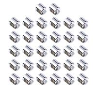 kesurpae 32 Wall Mounted Glass Frame Adjustable zinc Alloy Glass Installation Clips, Polished Polished for use and Living