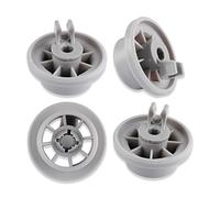 kesurpae 4Pcs 165314 for Ultra Durable Dishwasher Lower Rail Wheels Washable Household DIY Accessories Replacement for Bosch