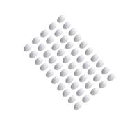 kesurpae 50pieces Early Childhood Education Kindergarten Crafts Suitable White Foam Eggs For Kids And Classroom Activities, White, 50 pcs 3cm