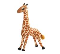 kesurpae Adorable Giraffe Plush Doll Giraffe Stuffed Toy Cute Snuggly Home Decoration Gift Option Simulation Plush Toys Soft Stuffed Animal Family Realistic Toy Lifelike Interactive