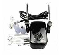 kesurpae Airbrush Kit with Compressor for Nail Art and,PH Black dbl Hook | Airbrush Pen Stops Clogging And Spitting For Flawless Cosmetic Application Without Messy Cleanup