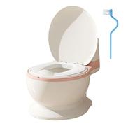kesurpae Baby Potty Toilet Featuring Full Simulation Comfortably Designed to Ease Toilet Training for Little Ones Kids Potty Chair Comfortable Seat Training, Pink PVC Seat, 27x39x32cm