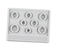 kesurpae Beading Board Tray for Bracelet Jewelry Making Tool Delivering and Precision for Dedicated Crafters Helpful for to Different Styles Bracelet Sizer Board is Not Only