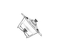 kesurpae Buffet Warmers Catering Thoroughly Keeping Food Warm As Guests Delight In Culinary Experience During Events Buffet Server With Metal Lid Glass Servers Clear, Silver, 20.3x 32.8cm