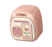 kesurpae Charming Children’s Piggy Bank with Custom Password and Engaging Electronic Sounds to Encourage Saving Habits Cute Money Bank Practical Children, Pink, 16.8x12.7x19cm
