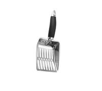 kesurpae Comfortable Handle Cat Litter Scoop Fast Sifting Cat Sifter For Quick Management Of Litter Boxes Pets Kitty Metal Scooper Is Also Choice For Families And Friends Who Have Cats